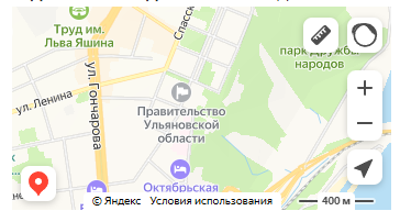 Карта: г. Ульяновск, ул. Шофёров, 1